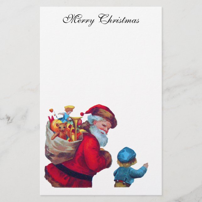 SANTA VINTAGE 2 STATIONERY (Front)