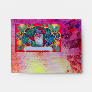 SANTA VINTAGE CHRISTMAS PARTY ENVELOPE