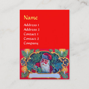 SANTA VINTAGE red Business Card