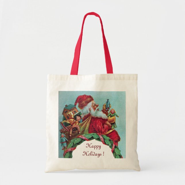 SANTA VINTAGE TOTE BAG (Front)