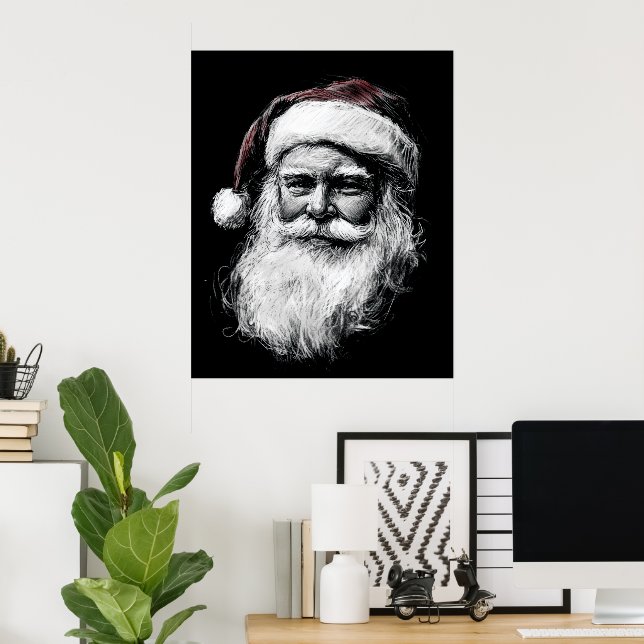 Santa Wall Art (Home Office)