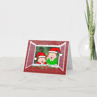 Santa Watch Holiday Card