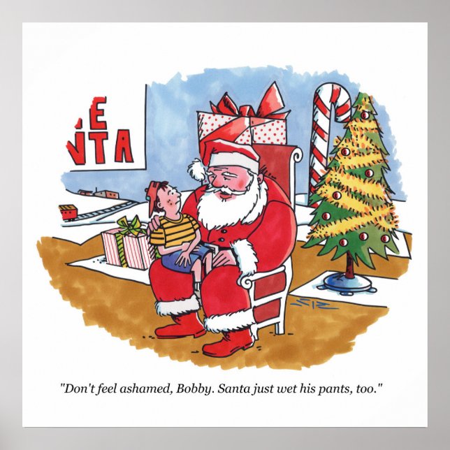 Santa Wet matte poster (Front)