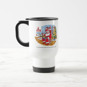 Santa Wet right hand travel mug