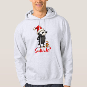 Santa Who Funny Honey Badger Christmas Gingerbread Hoodie