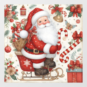 Santa Window Cling