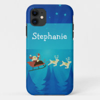 Santa Winter Scene iPhone 5 BT Case