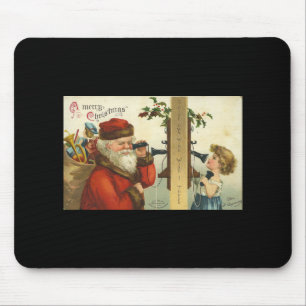 Santa Wish I Thee Mouse Pad