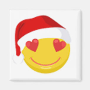 ***SANTA WITH HEART EYES*** MAGNET FOR HIM OR HER
