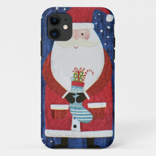 Santa with Stocking Case-Mate iPhone Case