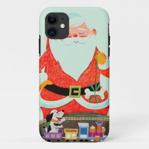 Santa with Train Case-Mate iPhone Case