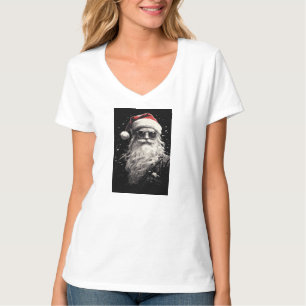 "Santa" Women's White Christmas T-shirt