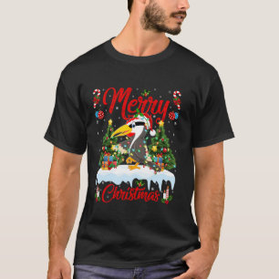 Santa Woodpecker Xmas T-Shirt