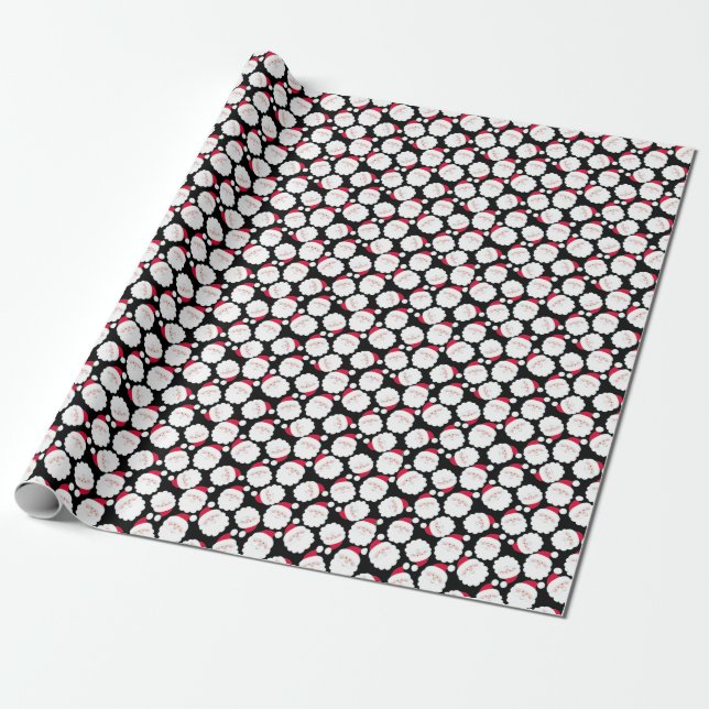 Santa Wrapping Paper (Unrolled)