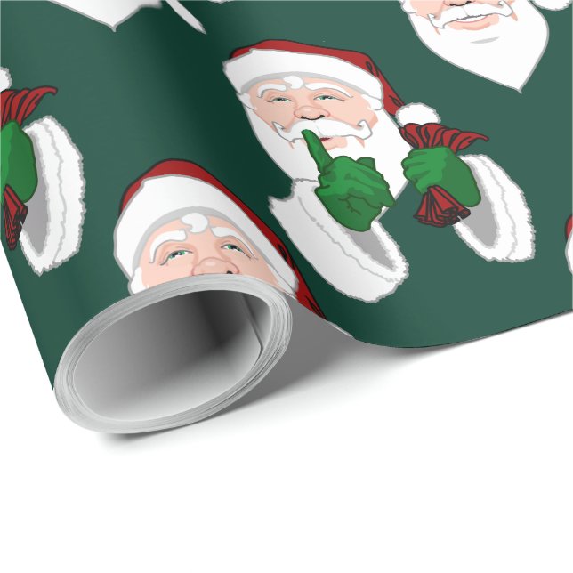 Santa Wrapping Paper Christmas Wrapping Paper (Roll Corner)