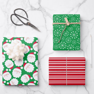 Santa Wrapping Paper Sheet
