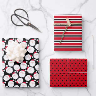 Santa Wrapping Paper Sheet