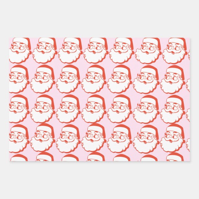 Santa Wrapping Paper Sheet (Front 3)