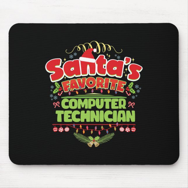 Santa Xmas Gift  Mouse Pad (Front)