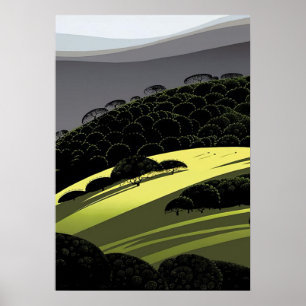 Santa Ynez Foothills - 1975; United States Eyvind Poster