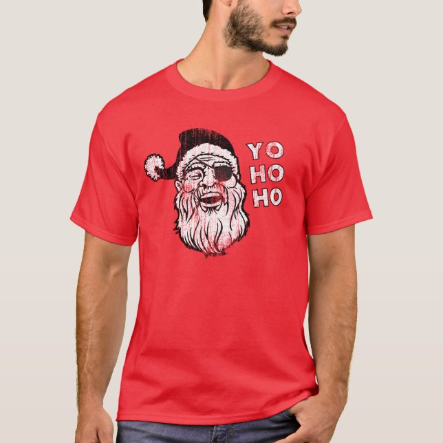 Santa Yo Ho Ho T-Shirt (Front)