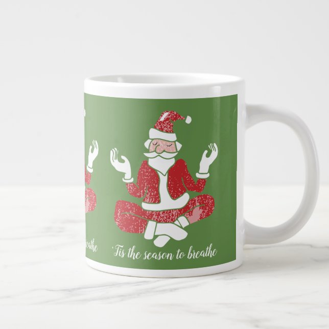 Santa Yoga | Jumbo Mug (Right)