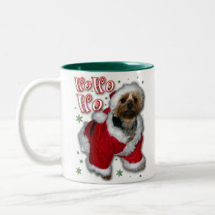 Santa Yorkie Coffee Mug