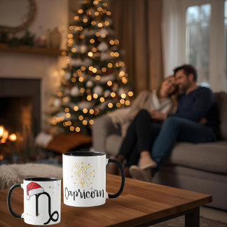 Santa Zodiac Capricorn Mug