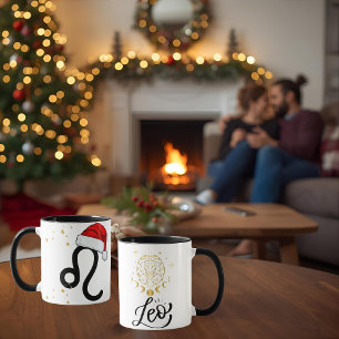 Santa Zodiac Leo Mug