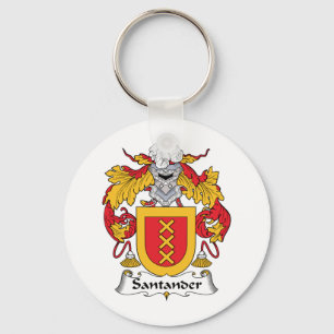 Santander Family Crest Key Ring