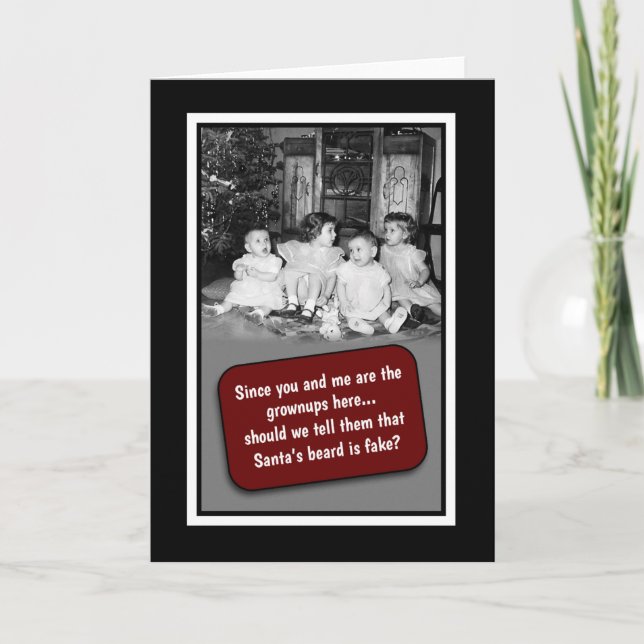 Santa's Beard Christmas Card (Front)
