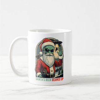 Santa's Been Beamed Up Coffee Mug