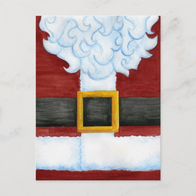 Santa's Belly Postcard (Front)