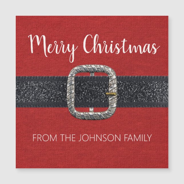 Santa's Belt Merry Christmas (Front)