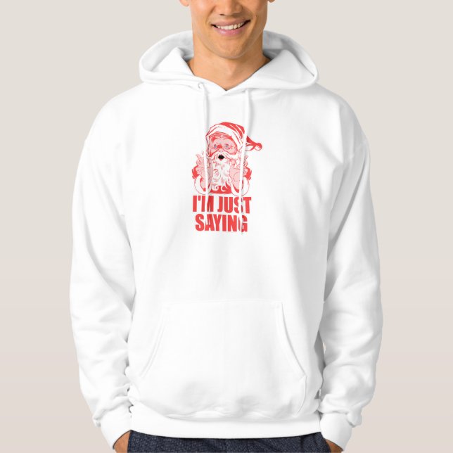Santas Big Holiday Hoodie (Front)