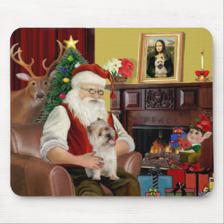 Santa's Cairn Terrier Mouse Pad