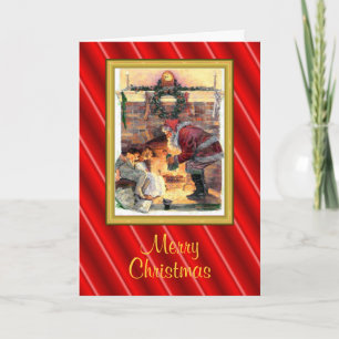 Santa's Children Card
