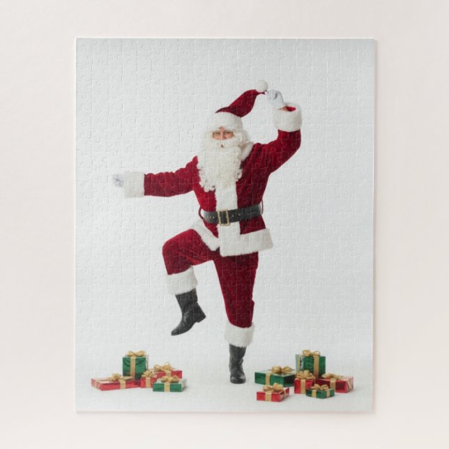 Santa's Christmas Dance Jigsaw Puzzle (Vertical)