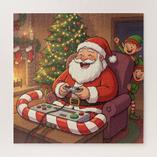 Santa's Christmas Game Break Jigsaw Puzzle