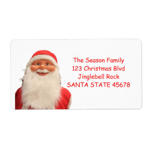 Santa's  Christmas label