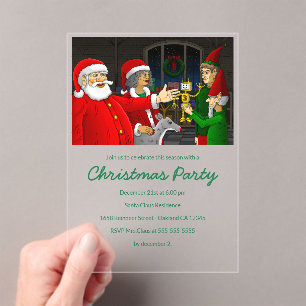 Santa's Christmas Party Invitation