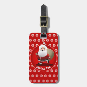 Santa's Christmas Trip Luggage Tag