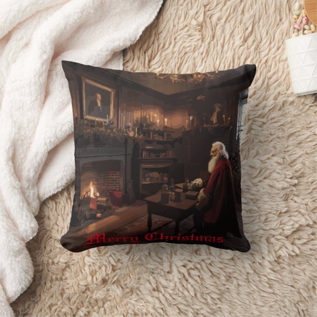 Santa's Cozy Nook Cushion (Blanket)