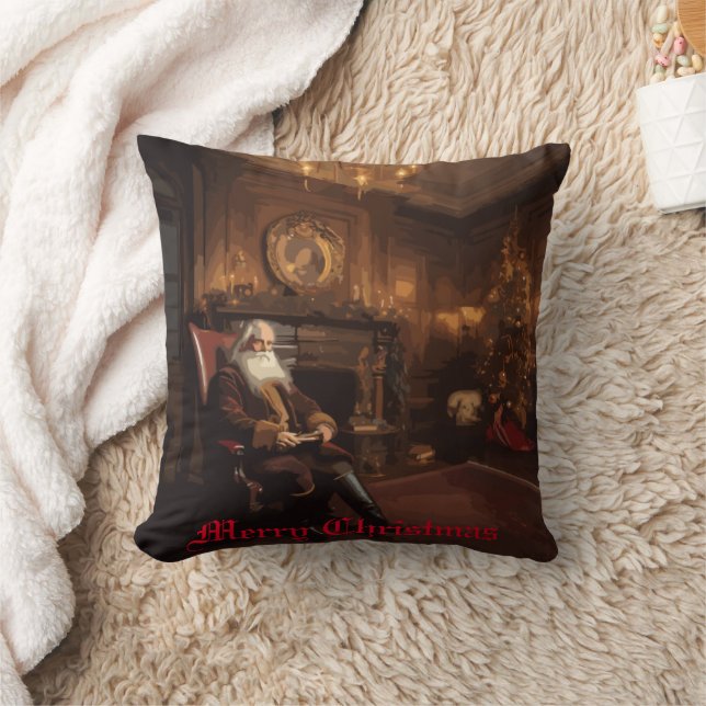 Santa's Cozy Nook Cushion (Blanket)