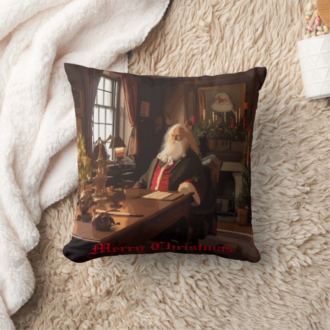 Santa's Cozy Nook Cushion (Blanket)