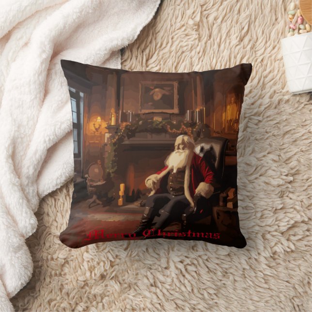 Santa's Cozy Nook Cushion (Blanket)