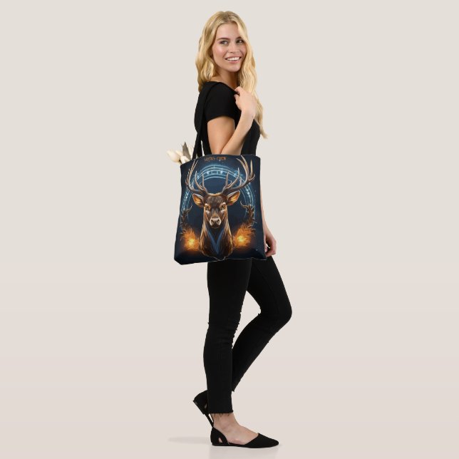 Santa's Crew  Tote Bag (On Model)