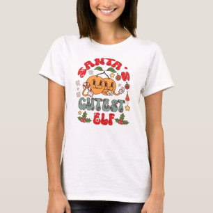 Santa's Cutest Elf Sublimation-80881 T-Shirt
