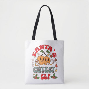 Santa's Cutest Elf Sublimation-80881 Tote Bag