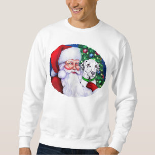 Santa's Dalmatian at Christmas Sweatshirt